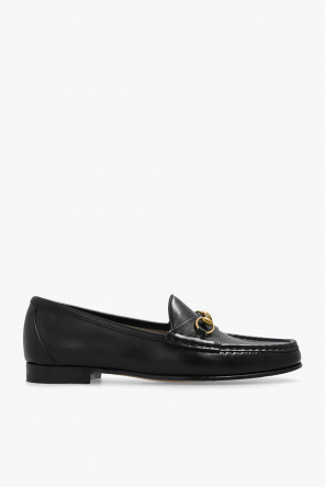GUCCI ブラック ローファー Loafer Women's loafer with Horsebit in black leather | GUCCI® US